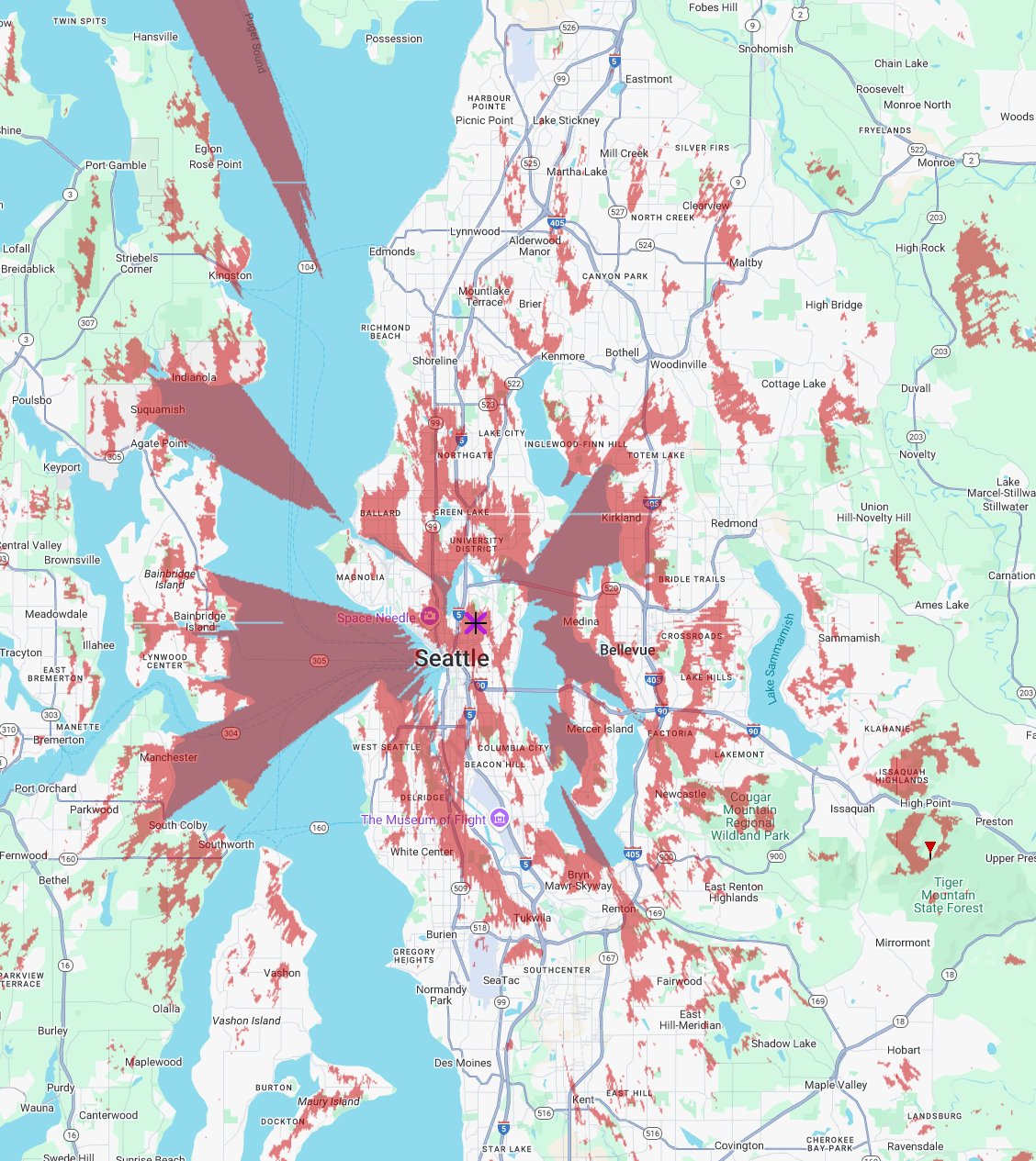 Capitol Hill  Coverage Map