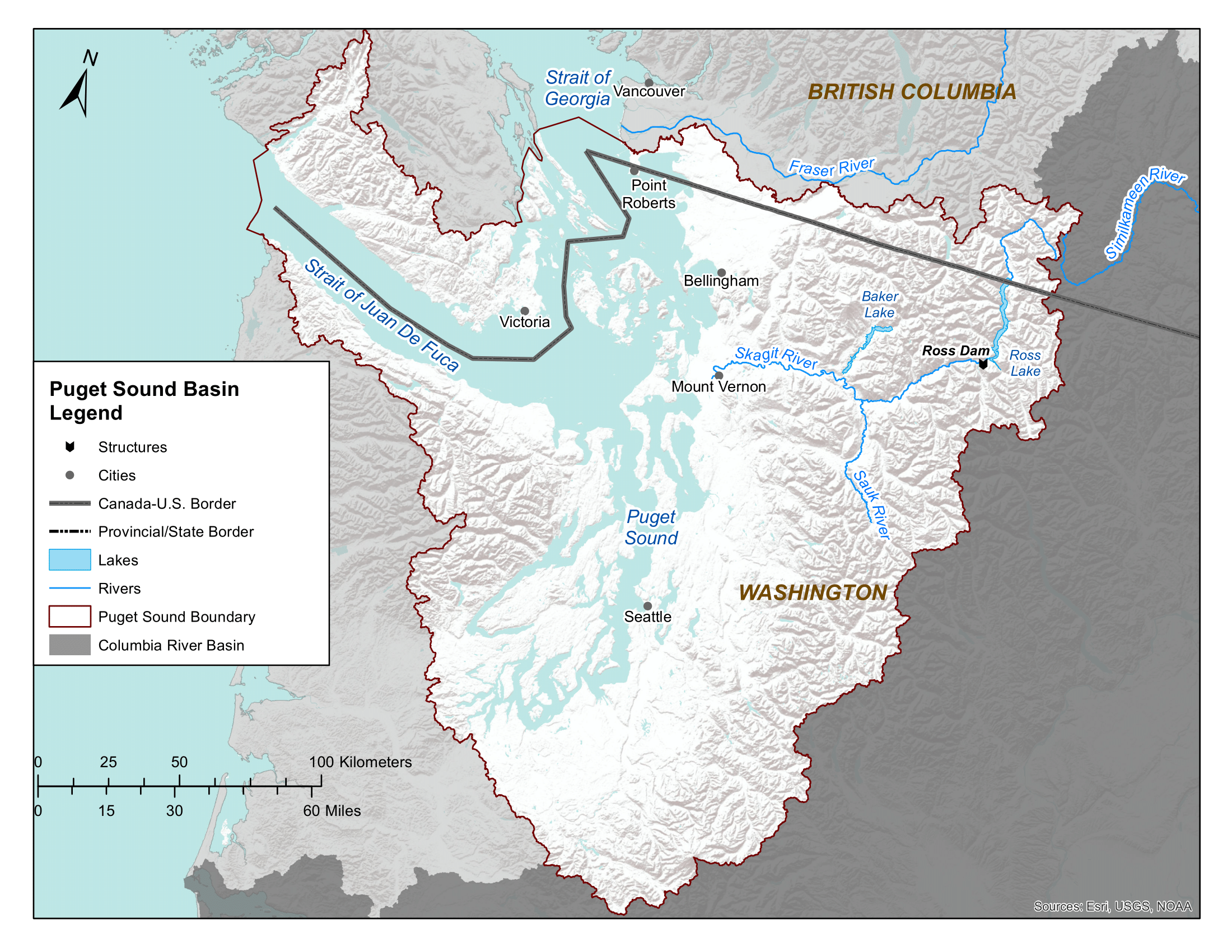 Puget Sound Basin Map