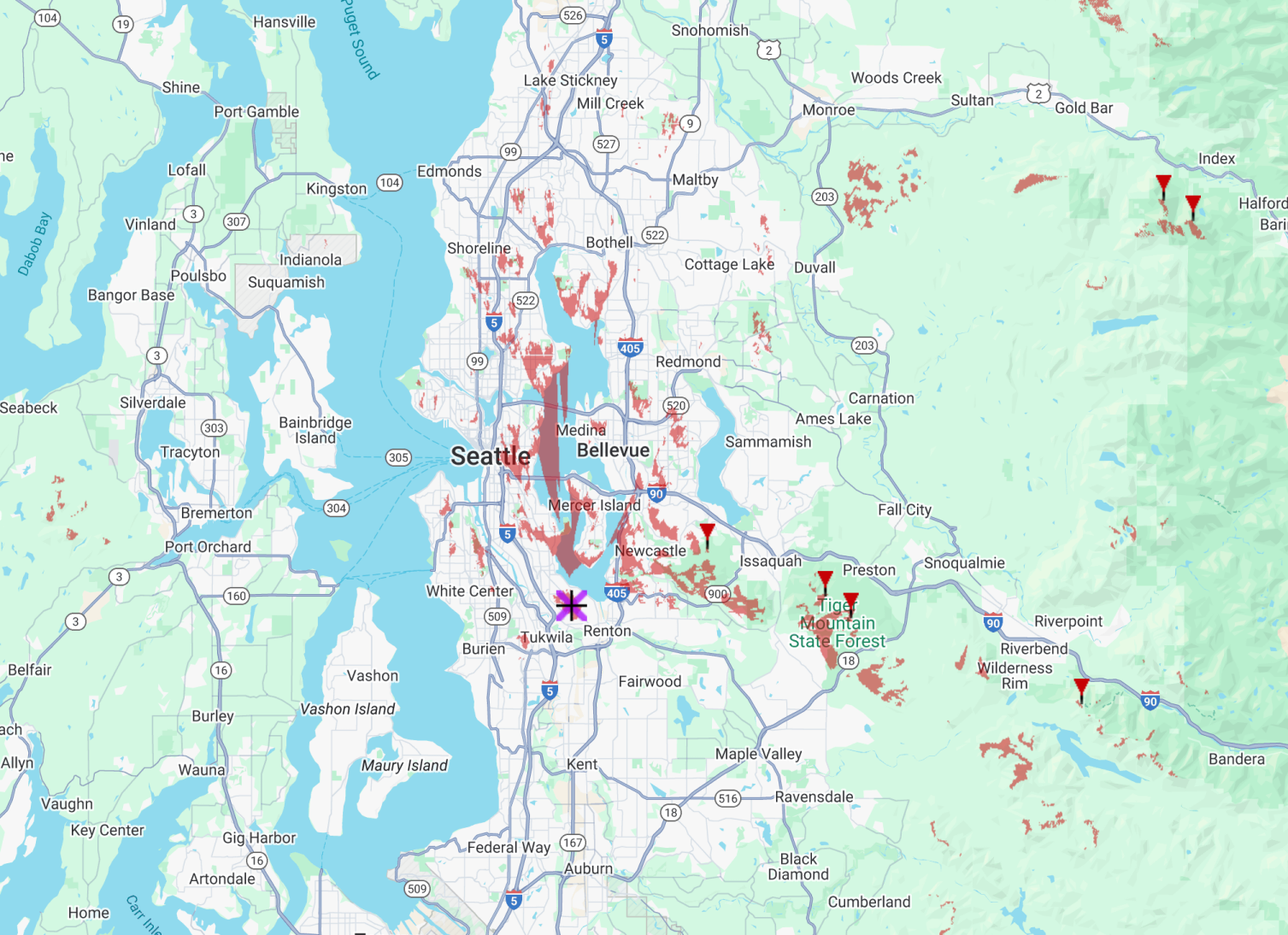 Skyway Radio Coverage Map