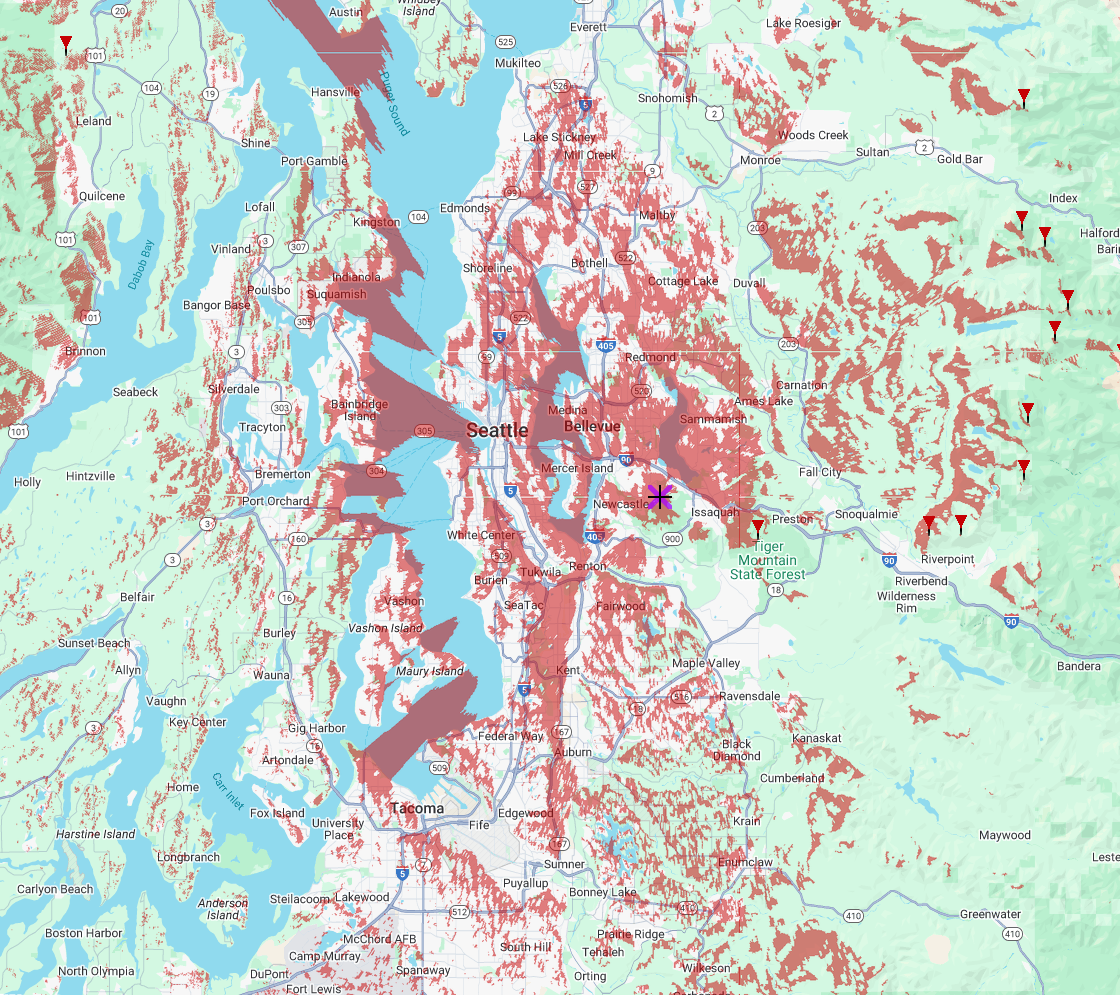 Capitol Hill Coverage Map